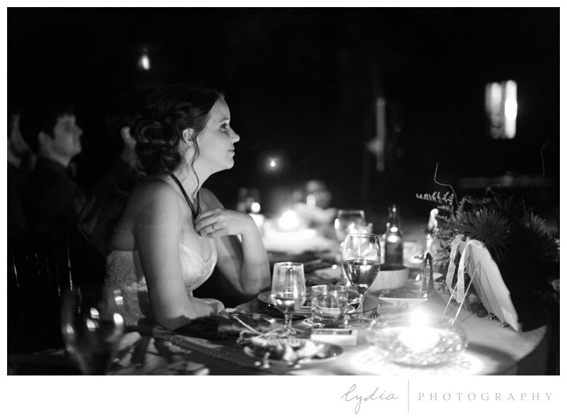 Bride for a modern wedding at Empire Mine in Grass Valley, California.