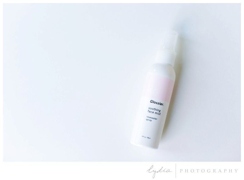 Review of Glossier Soothing Face Mist by professional makeup artist in Grass Valley, California.