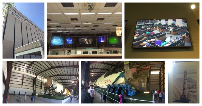Mission Control and Saturn V for Texas travel photographer.
