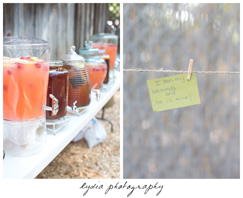 Puches at vintage wedding at the Roth Estate in Nevada City, California